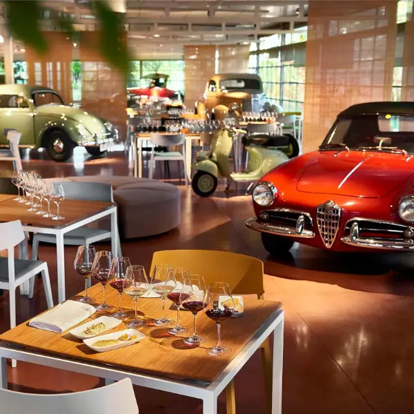 Visita Bodega Bouza com Degustação de Vinhos Salão de Vinhos Carros Antigos